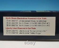 Con-Cor HO Electroliner North Shore 4 Car Set 008719 Train #2 in Box DCC Decoder