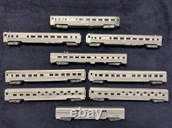 Con-Cor Ho Scale PRR Corrugated Passenger Train Set with Two Atlas FP7 Loco's