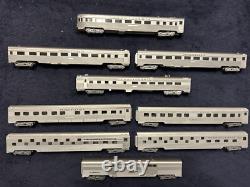 Con-Cor Ho Scale PRR Corrugated Passenger Train Set with Two Atlas FP7 Loco's