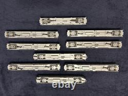 Con-Cor Ho Scale PRR Corrugated Passenger Train Set with Two Atlas FP7 Loco's