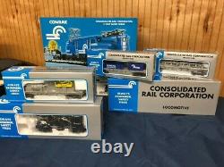 Conrail K Line 5 unit work train K-1202 with GG1 Locomotive and 4 operating cars