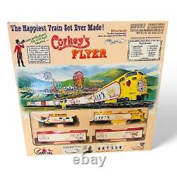 Corkey's Flyer Carnival HO Train Set & Locomotive Box Car Ferris Wheel NEW