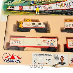 Corkey's Flyer Carnival HO Train Set & Locomotive Box Car Ferris Wheel NEW