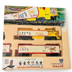 Corkey's Flyer Carnival HO Train Set & Locomotive Box Car Ferris Wheel NEW