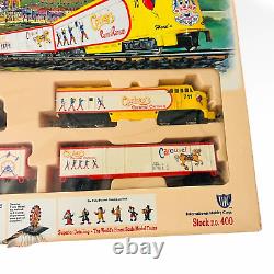 Corkey's Flyer Carnival HO Train Set & Locomotive Box Car Ferris Wheel NEW