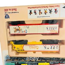 Corkey's Flyer Carnival HO Train Set & Locomotive Box Car Ferris Wheel NEW