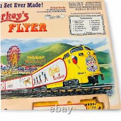 Corkey's Flyer Carnival HO Train Set & Locomotive Box Car Ferris Wheel NEW