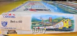 Corkey's Flyer Carnival HO Train Set with Locomotive Box Car Ferris Wheel & Power