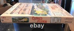 Corkey's Flyer Carnival Train Set with Locomotive Box Car Ferris Wheel (Shelf)