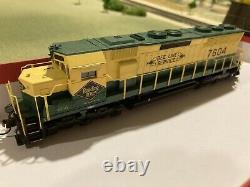 Digital Trains, Very Clean, HO Coal and Diesels. 20 Box Cars Track & Buildings