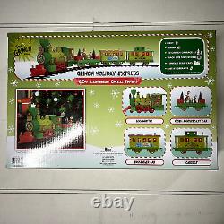 Dr Seuss Grinch Holiday Express 36 Pc Train Set 65th Anniversary Special Edition