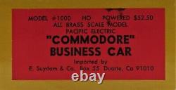 E. Suydam & Co. Importers #1000 Commodore Business Car Ho Scale (brass)
