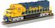 Emd Gp40 Dcc Equipped Locomotive Santa Fe #3508 Ho Scale Train Car, Blue/yellow