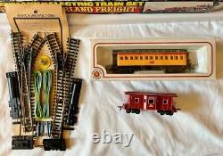 EXCLUSIVE UPRR Bachmann Old West Overland Freight w Coach Train Set HO +Bonuses