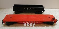 Early 1960s Lionel Diesel Locomotive, Train Cars and Accessories