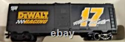 Electric Train Locomotive 6 Car Set Life-Like Racing Rails NASCAR WithOG Packaging