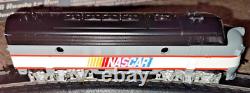 Electric Train Locomotive 6 Car Set Life-Like Racing Rails NASCAR WithOG Packaging