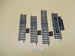 European OO Guage Vintage Model Trains, 10 cars, 1 locomotive, 90+ track pieces