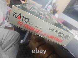 F3 TRAIN SET BALTIMORE & OHIO N Scale Kit KATO 106-0001 Model Railroad