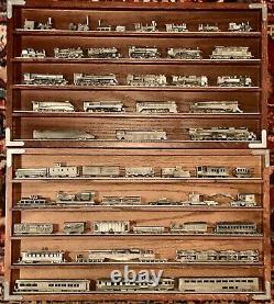 FRANKLIN MINT WORLDS GREATEST RAILROAD PEWTER TRAIN Complete Locomotives + Cars