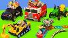 Fire Truck Tractor Excavator Police Cars U0026 Train Ride On Toy Vehicles Surprise For Kids