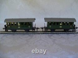 Fleischmann HO Passenger Train Set #1000/2 Untested 4.5V Battery To Run c. 1950's