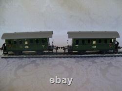 Fleischmann HO Passenger Train Set #1000/2 Untested 4.5V Battery To Run c. 1950's