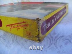 Fleischmann HO Passenger Train Set #1000/2 Untested 4.5V Battery To Run c. 1950's