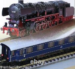 Fleischmann N' Zugset Gambrinus DB F-train BR 01 steam locomotive + 3 Pass. Car