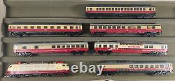 Fleischmann Trans Europe Express Engine & 6 cars DCC with Sound