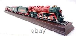 Franklin Mint HO Trains X- Mas NPL North Pole Limited Steam Locomotive Tender +3