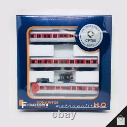 Frateschi 6318 CPTM Metropolitan Metro Subway Miniature Train 3 Car Set HO 187