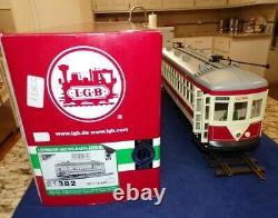 G Scale LGB #21382 New York Street Car Trolley Train MTS Digital Sound NEW