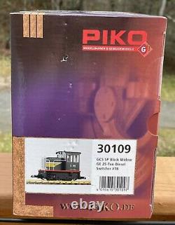 G-Scale Southern Pacific Black Widow Train Piko 25 Loco & 3 HLW Cars LIMITED RUN
