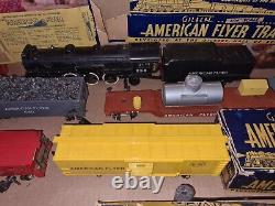 Gilbert American Flyer Trains S Lot #290 Engine & Tender, Cars, Station + More