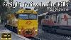 Grain And Intermodal Action Around Belair Freight Trains In The Hills Ep 16