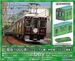 Green max N gauge Hankyu 7000 series renewal car Kobe line 7013 organization 8-c