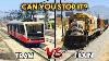 Gta 5 Online Train Vs Tram Can You Stop It