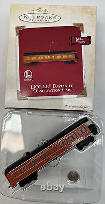 HALLMARK Lionel Train Locomotive 1996-2001 + Light Up Car & 2 Tenders 9pc Lot