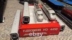 HO FLEISCHMANN ICE 1 Electric Locomotive Train Set 5 Car Set