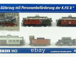 HO Fleischmann 4902 KPEV Royal Prussian 2-6-0 Steam Goods Train withPassenger Cars
