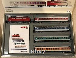 HO Marklin #2862 Demonstration Train DB Express Loco and 4 Passenger cars