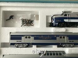 HO Märklin MFX Sound 26490'Blue Bird' train Alco PA-1 with 6 cars -NEW in box
