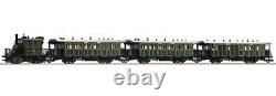 HO ROCO K. BAY. STS. Glaskasten Glass Steam Train with3 Coaches Set DCC/SND HO1337