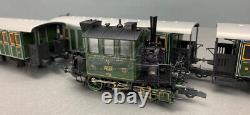 HO ROCO K. BAY. STS. Glaskasten Glass Steam Train with3 Coaches Set DCC/SND HO1337