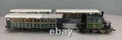 HO ROCO K. BAY. STS. Glaskasten Glass Steam Train with3 Coaches Set DCC/SND HO1337