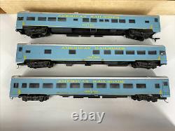 HO SCALE 187 AARR CENTENNIAL BERKSHIRE LOCO WithTENDER & 3 PASS CARS TRAIN SET