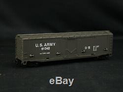 HO Scale AHM U. S. Army Train Set Complete Boxed Locomotive & Cars in EX Cond