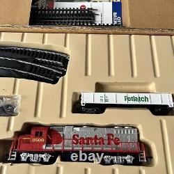 HO Scale Life-Like THUNDERING RAILS 8766 Santa Fe 3500 Model Train Set TESTED