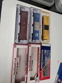 HO Scale lot (3) custom weathered boxcar detail rbox scale trains rbox wc fec